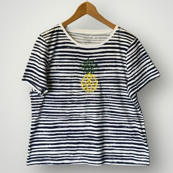 Talbots Tops - 🎉5 for $45 🎉Talbots Tshirt Top Blouse Size XLP pineapple